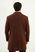 Monvero Men's Tile Double Breasted Coat.